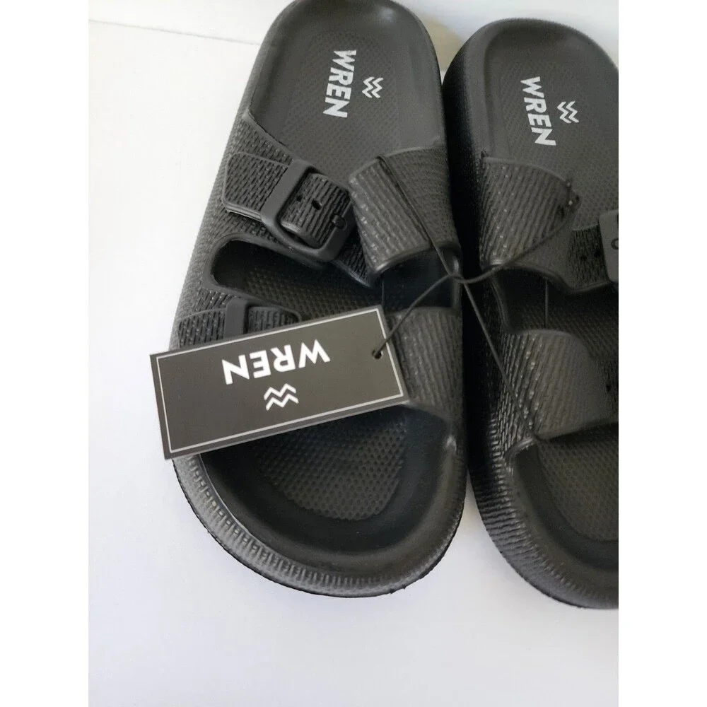Wren Recovery Slides Black Size M 10/11 Sandals Nice!